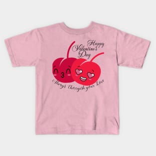 Cherries in love 🍒 Kids T-Shirt